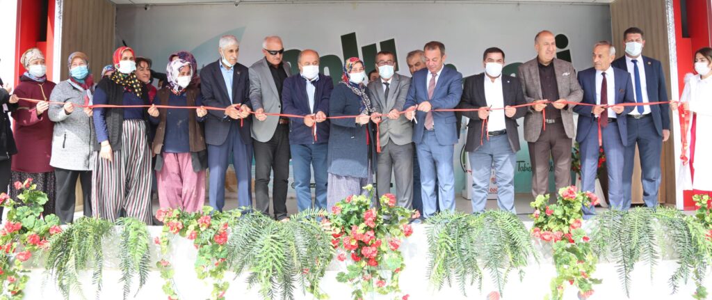 Bolu Belediyesi kurduğu mantar üretim tesislerinin açılışını yaptı