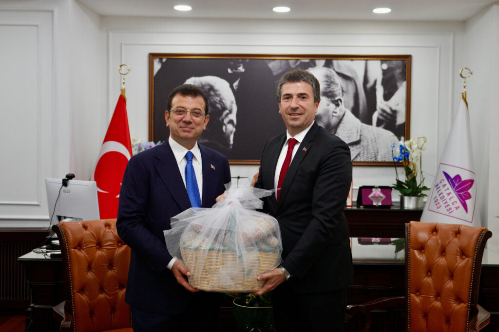 İMAMOĞLU’NDAN GÜZEL’E TEBRİK ZİYARETİ